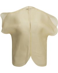 KHAITE - Briar Silk Top - Lyst