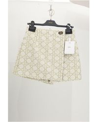 Dior - Dior Short/Jupe Db-Tweed Cannage Or - Lyst
