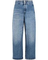 The Attico - Long Denim Jeans - Lyst