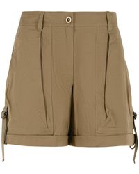 Isabel Marant - 'Boniza' 'Kaki' Cotton Shorts - Lyst