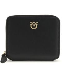 Pinko - Leather Zip-Around Wallet - Lyst