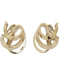 Ferragamo - "Leafbig" Earrings - Lyst