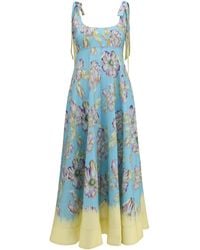 ALÉMAIS - Dress Jerry Ballet Linen - Lyst