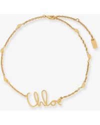 Chloé - Necklace With Logo - Lyst