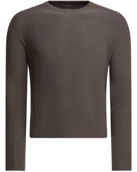 Rick Owens - Virgin Wool Crewneck Sweater - Lyst
