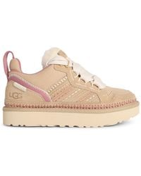 UGG - 'Lowmel Meadow' Sand Suede Blend Sneakers - Lyst
