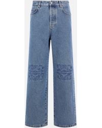 Loewe - Anagram Baggy Jeans - Lyst