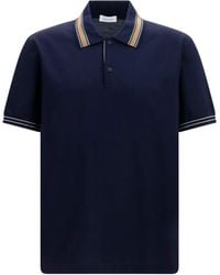 Ferragamo - Cotton Piqué Polo Shirt - Lyst