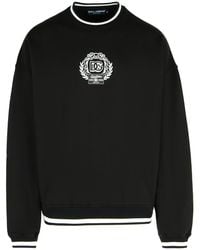 Dolce & Gabbana - Logo Embroidery Sweatshirt - Lyst