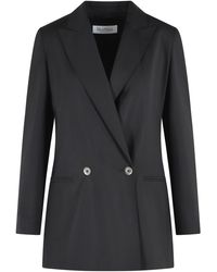 Max Mara - 'Bikini' Virgin Wool Blazer - Lyst
