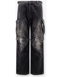 Balenciaga - Cargo Denim Trousers - Lyst