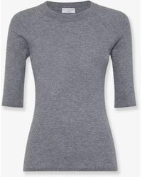 Brunello Cucinelli - Cashmere And Viscose Blend Lurex Sweater - Lyst