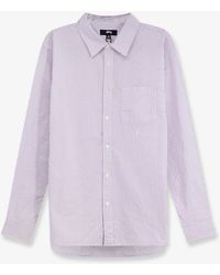 Stussy - Standard Striped Cotton Shirt - Lyst