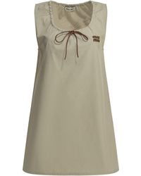 Miu Miu - Short A-Line Dress - Lyst