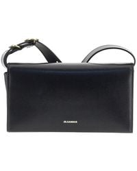 Jil Sander - All-Day Leather Clutch Bag - Lyst