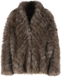 Simonetta Ravizza - Falk Mud Cashmere Goat Fur - Lyst