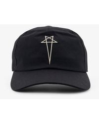 Rick Owens - Cotton Hat With Front Logo - Lyst