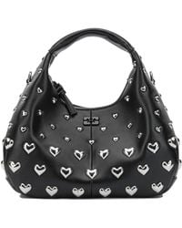 Ganni - Mini Hobo Heart Small Handbag - Lyst