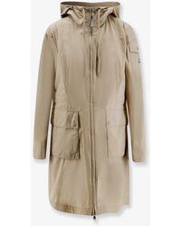 Moncler - Laerte Cotton Blend Long Jacket - Lyst