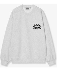 Carhartt - Arch Script Cotton Blend Sweatshirt - Lyst