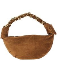Saint Laurent - 'Amalia' Suede Leather Mini Hobo Bag - Lyst