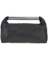 MM6 by Maison Margiela - Leather Japanese Jewel Handle Bag - Lyst