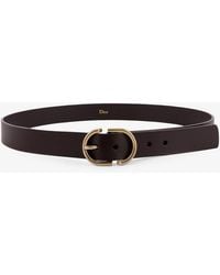 Dior - Dior Leather Belt - Lyst