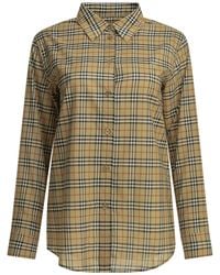 Burberry - Emma Check Casual Shirt - Lyst