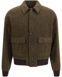 Valstar - Colin Bomber Padded Jacket Militare/Tobacco - Lyst