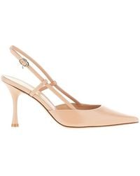 Gianvito Rossi - Leather 'Ascent' Slingback Pumps - Lyst