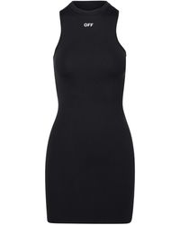 Off-White c/o Virgil Abloh - Mini Dress With Logo - Lyst