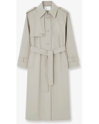 Frankie Shop - Trench Coat Riva Cotton Blend - Lyst