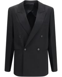 Fendi - Double-Breasted Wool Twill Blazer - Lyst