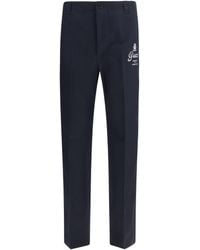 Gucci - Compact Cotton Twill Pants - Lyst