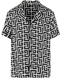 Balmain - Viscose Shirt - Lyst