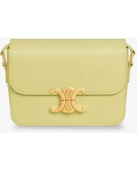 Celine - Teen Triomphe Leather Crossbody Bag - Lyst