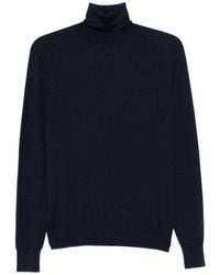 Saint Laurent - Wool And Cashmere Turtle Knitwear - Lyst
