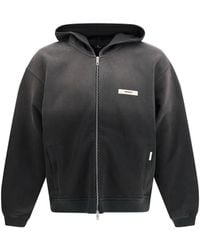 Represent - Faded-Effect Hooded Sweatshirt Stained - Lyst