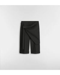 Dior - Wool Draped Shorts - Lyst