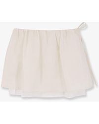 DUNST - Layered Volume Mini Skirt - Lyst