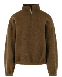 Jil Sander - Wool Fleece Sweatshirt - Lyst