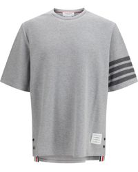 Thom Browne - Textured Cotton Piquã T-Shirt - Lyst