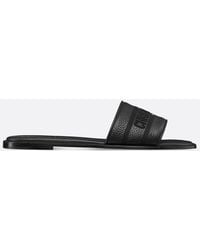 Dior - Dway Leather Slide Sandals - Lyst