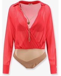 Elisabetta Franchi - Viscose Body Shirt - Lyst