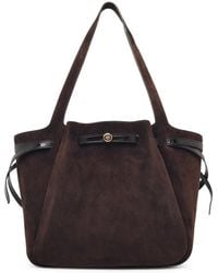 Tory Burch - Romy Tote Suede - Lyst