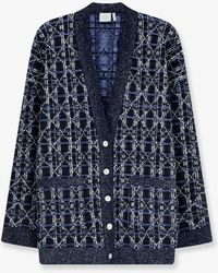 Dior - Dior Cannage Oversize Cardigan - Lyst