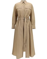 Brunello Cucinelli - Shirt And Skirt Dress - Lyst