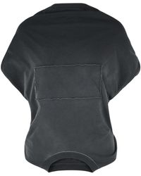 Maison Margiela - Dark Twisted Upside-Down Cotton Top - Lyst