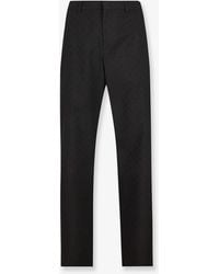 Gucci - Gg Wool Blend Trousers - Lyst