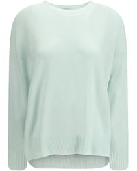 Allude - Round-Neck Cashmere Jumper - Lyst